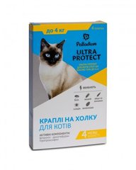 Краплі Ультра Протект для кішок 0,5-4 кг 1п 201555 фото