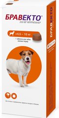 Бравекто 250 мг для собак 4,5-10 кг 1 табл MSD (США) 025484 фото